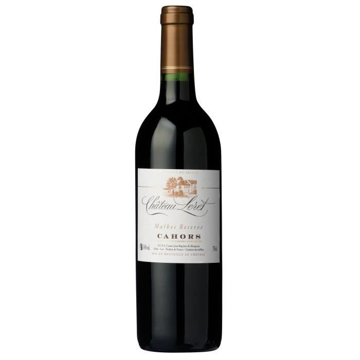 Château Leret Malbec Réserve 2018 Cahors - Vin rouge du Sud-Ouest