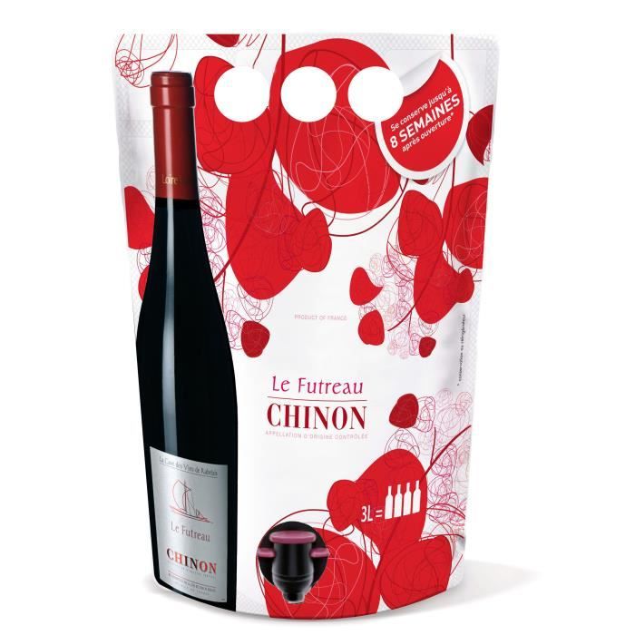Le Futreau Chinon - Vin rouge de la Loire - BIB 3L