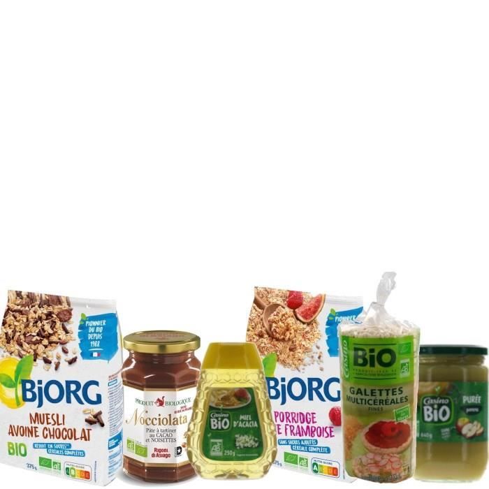 Kit complet pour petit déjeuner BIO - 6 produits