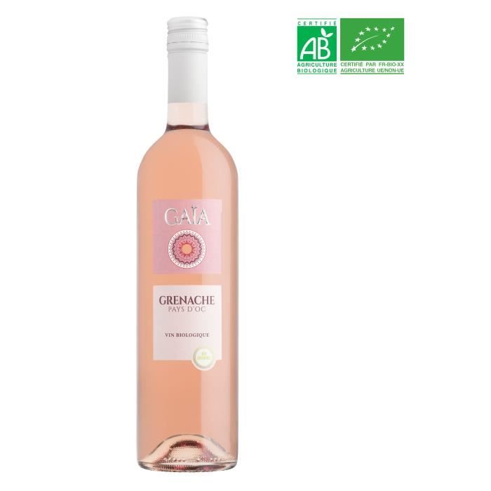 Gaïa Pays d'Oc - Vin rosé du Languedoc - Bio