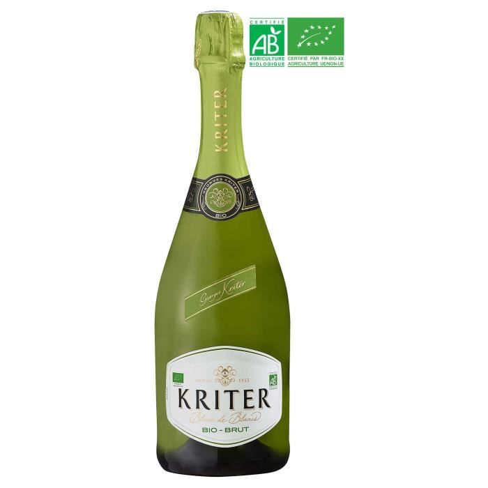 Kriter Brut - Vin effervescent blanc - Bio