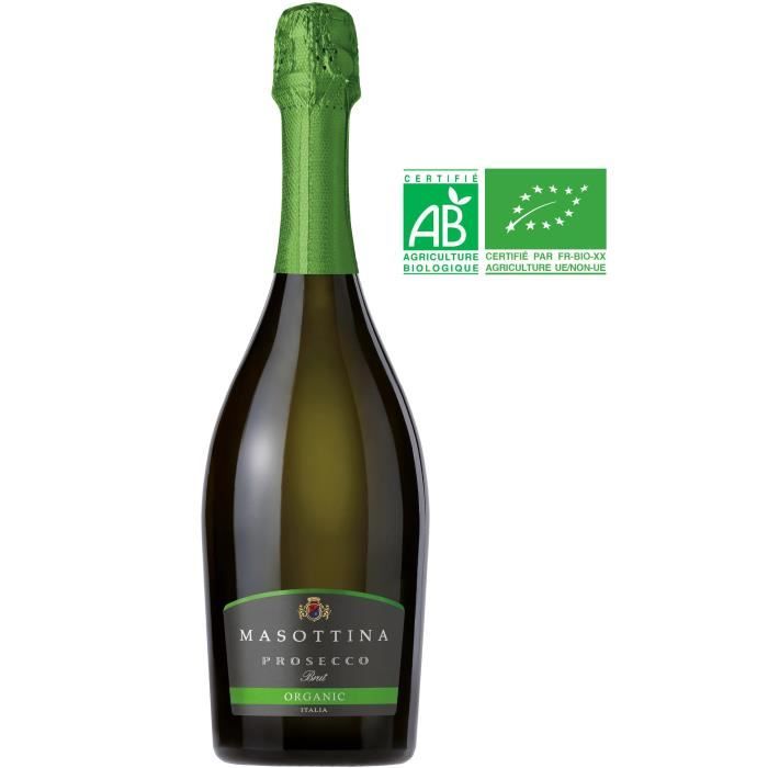 Massotina Prosecco Brut Treviso - Vin blanc d'Italie - Bio