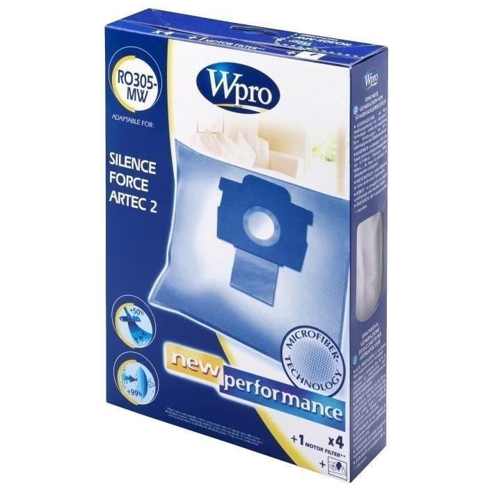 WPRO Sacs pour aspirateur Rowenta x2