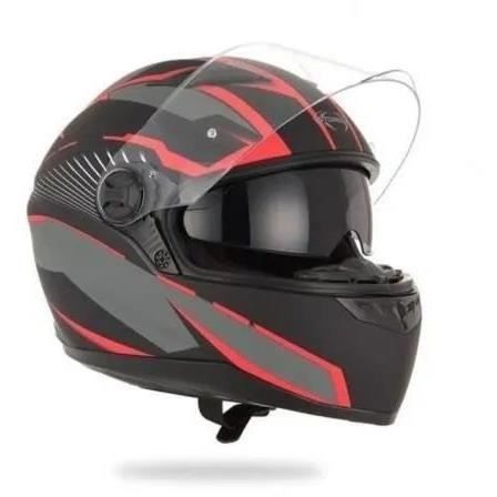 STORMER Casque Intégral Pusher Xenon Rouge + Cagoule