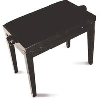 DELSON Banquette  piano noire mat reglable