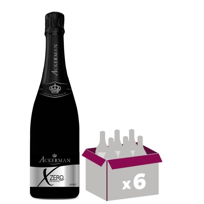 Ackerman Sans alcool X Zéro Blanc Brut 75cl