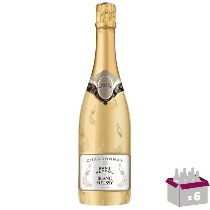 Blanc Foussy Sans alcool Sparkling Chardonnay Blanc - 75 cl