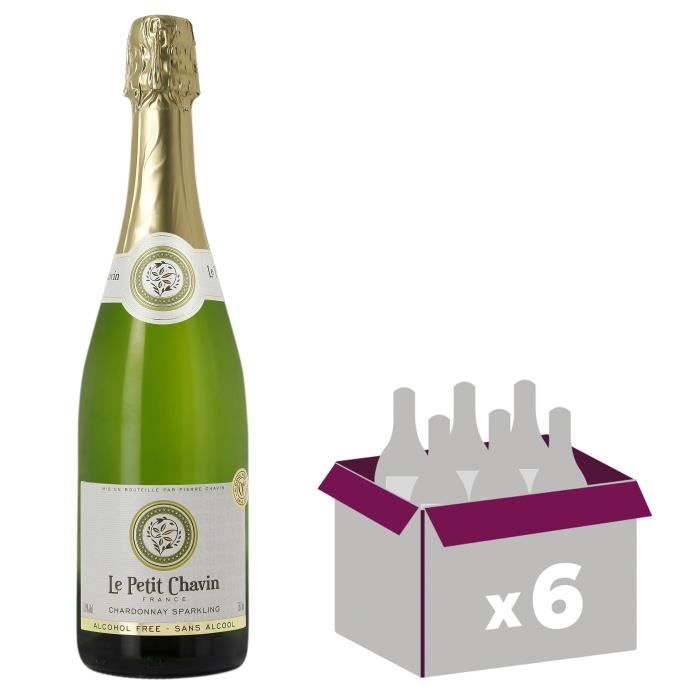 Le Petit Chavin - Chardonnay - Effervescent - Boisson à base de vin - Sans alcool