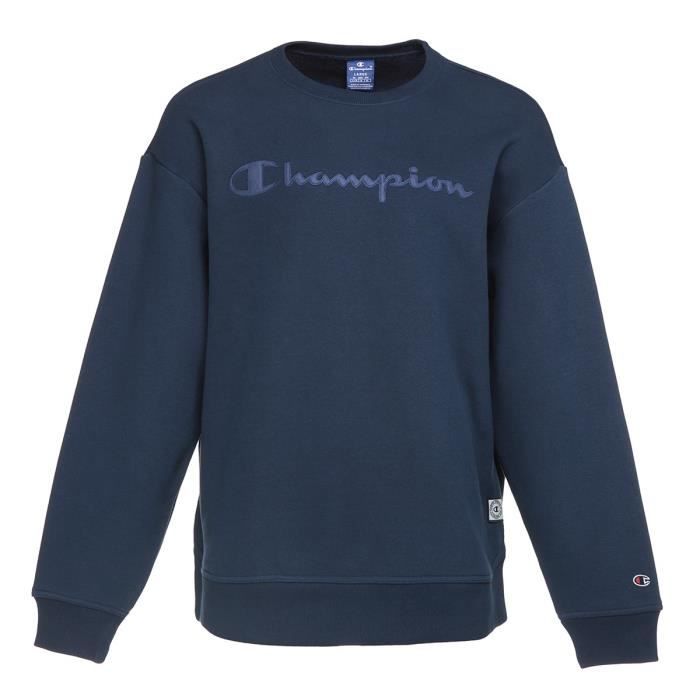 CHAMPION Sweatshirt col rond - Homme - Bleu