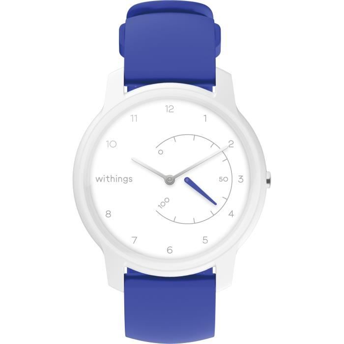 WITHINGS Montre Move tracker d'activité Bleu & Blanc