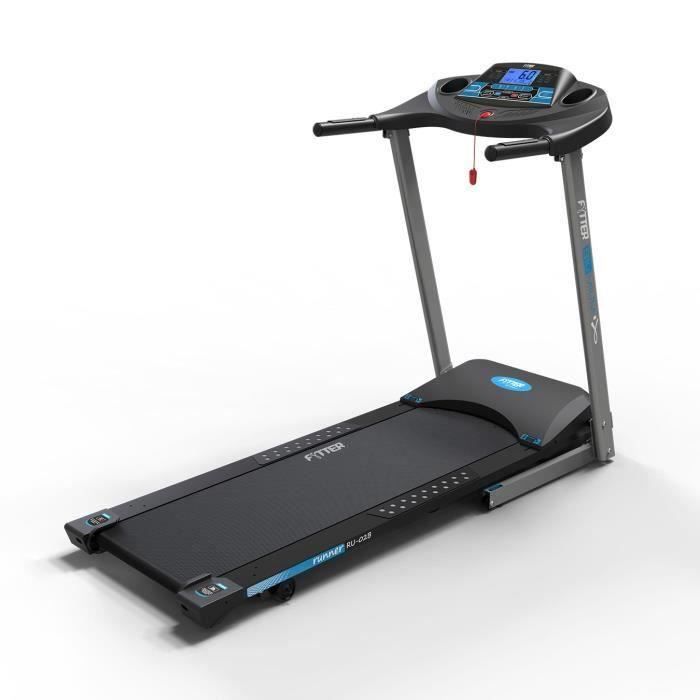 FYTTER RUNNER RU-02BNG: Tapis de course motorisé avec moteur 2.0 CV, vitesse de 12 km/h et 2 niveaux d'inclinaison.
