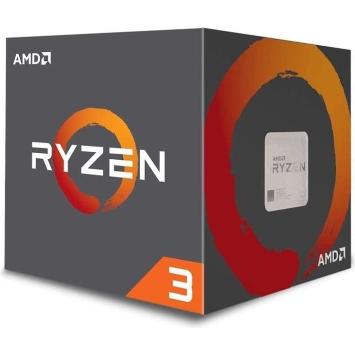 AMD Processeur RYZEN 3 1200 AF - Socket AM4 – 3,1Ghz (YD1200BBAFBOX)