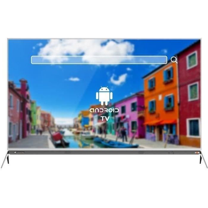 CONTINENTAL EDISON TV 49' 4K UHD SMART Barre de Son 124.5cm