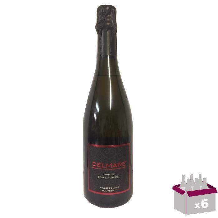 DOMAINES LEVRON & VINCENOT Delmare Crémant de Loire - Blanc Brut - 75 cl x6