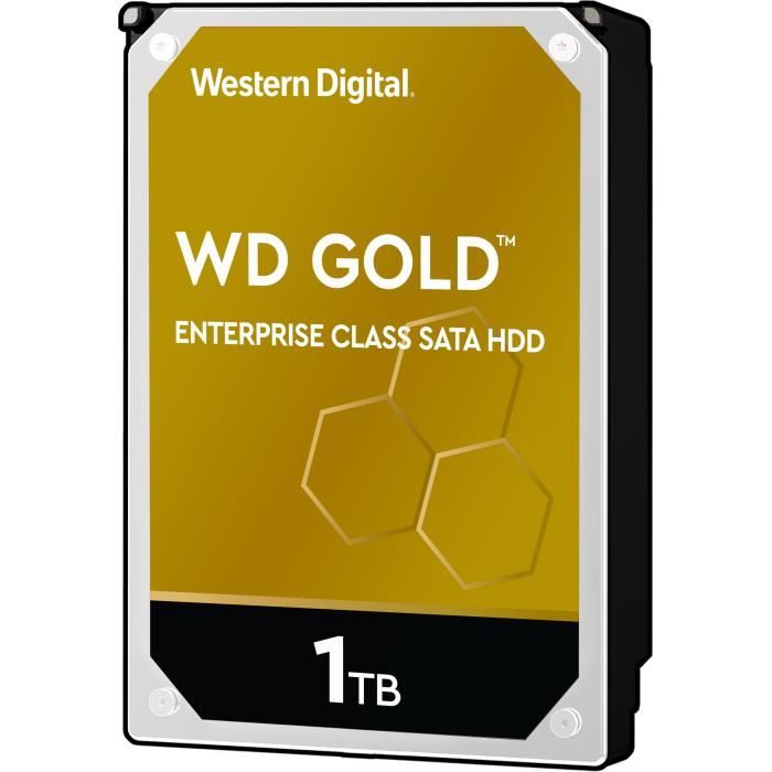 WESTERN DIGITAL Stockage interne Gold™ SATA HDD de classe entreprise, 1 To