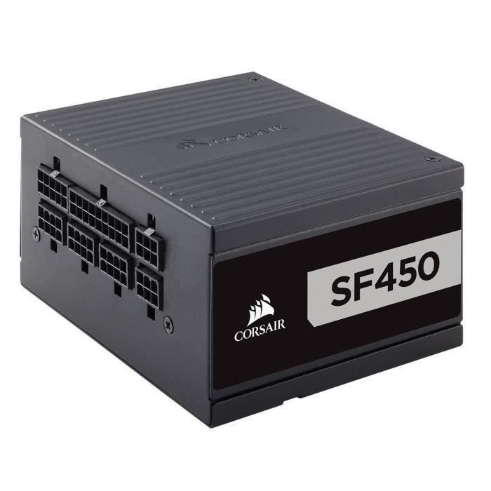 CORSAIR Alimentation SF450 SFX Modulaire hautes performances 450 watts certifiée 80 PLUS® Platinum - (CP-9020181-EU)