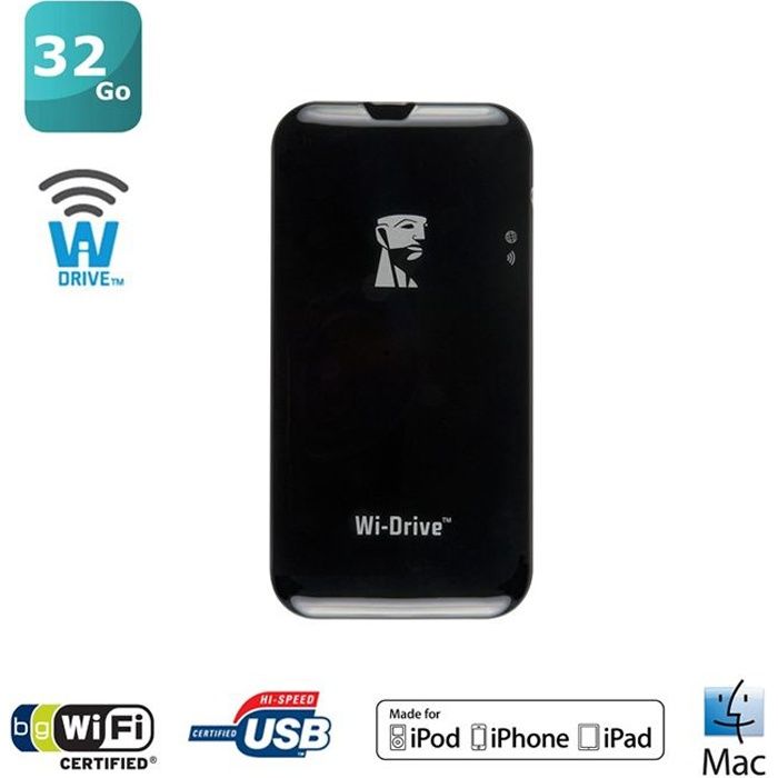 Kingston disque dur externe 32Go Wi-Drive