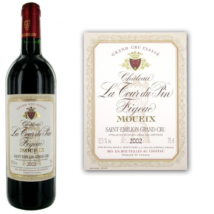 Château Tour du Pin Figeac Moueix 2002 Saint-Emilion Grand Cru Classé - Vin rouge de Bordeaux