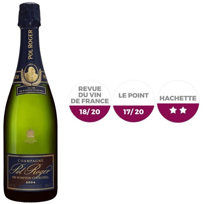 Champagne Pol Roger Wintson Churchill Millésimé 2004 Brut - 75 cl