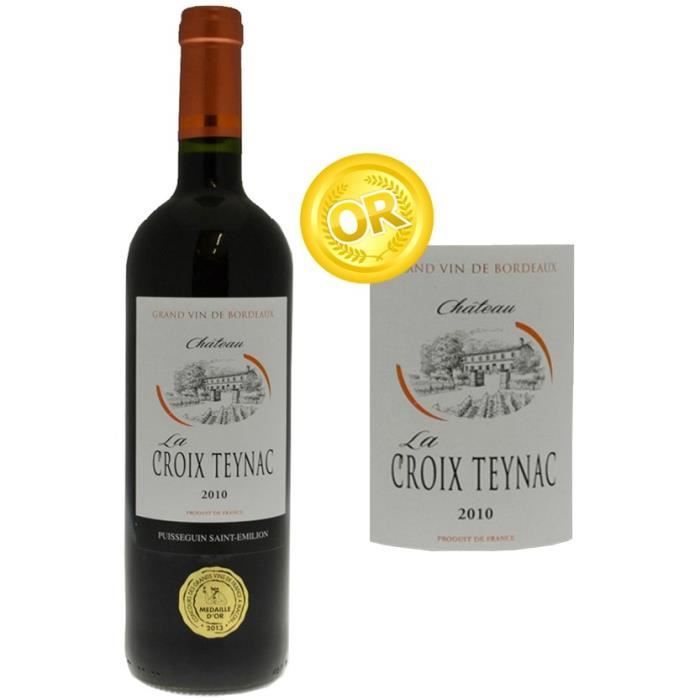 Château La Croix Teynac 2010 Puisseguin Saint Emilion - Vin rouge de Bordeaux