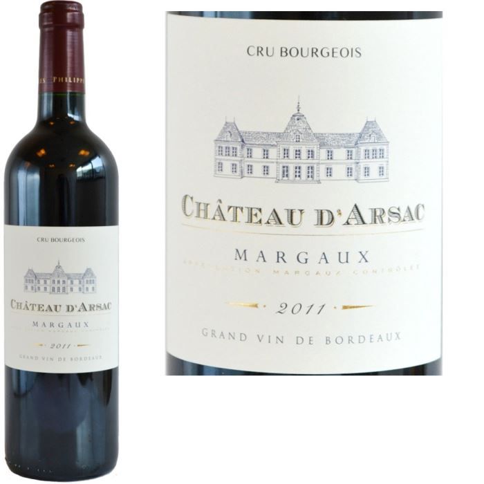 Château d'Arsac 2011 Margaux - Vin Rouge de Bordeaux
