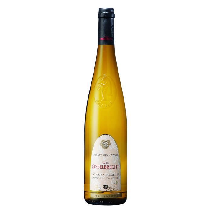 Gisselbrecht 2015 Gewürztraminer Grand Cru Frankstein - Vin blanc d'Alsace
