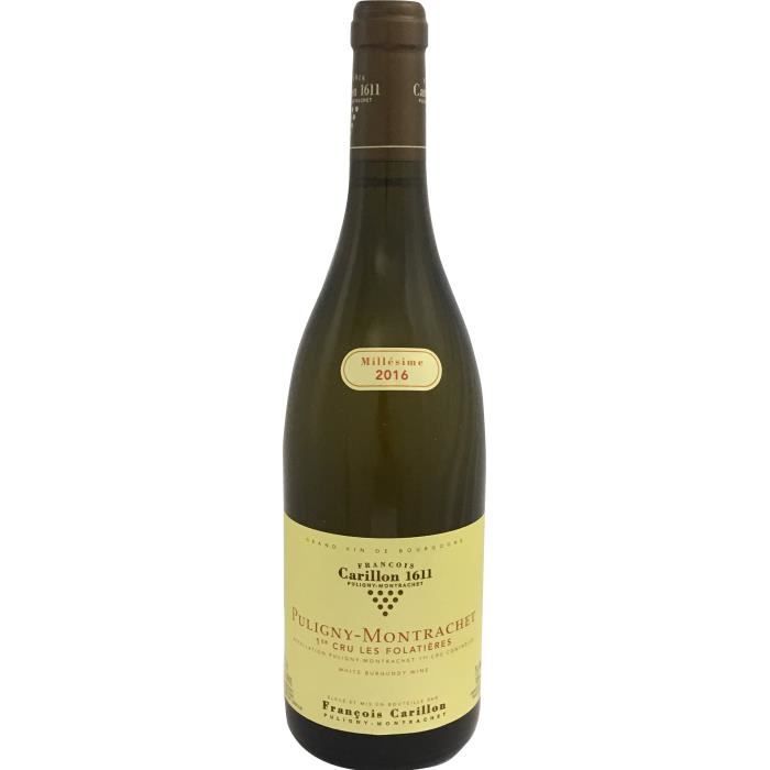 Domaine François Carillon 2016 Puligny-Montrachet Premier Cru Folatières - Vin blanc de Bourgogne