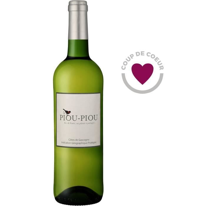Piou Piou des Vignes Côtes de Gascogne - Vin blanc sec