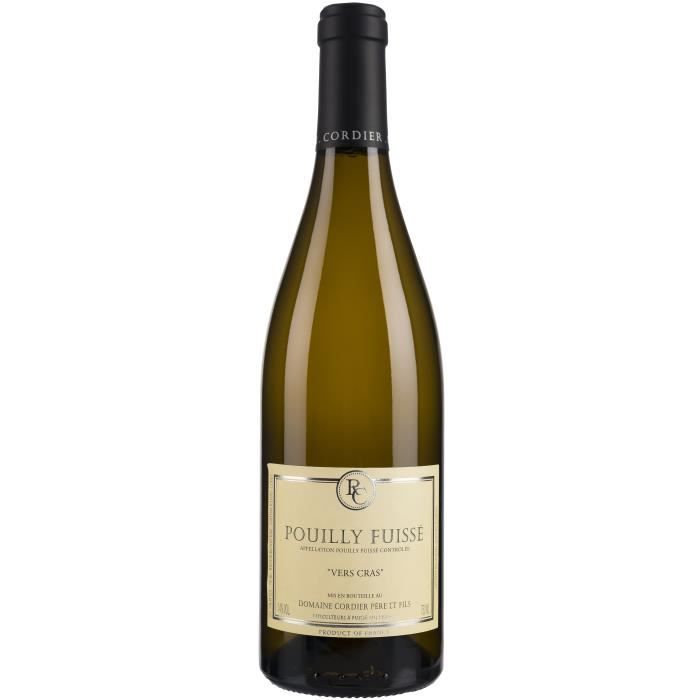 Christophe Cordier 2018 Pouilly-Fuissé Vers Cras - Vin blanc de Bourgogne