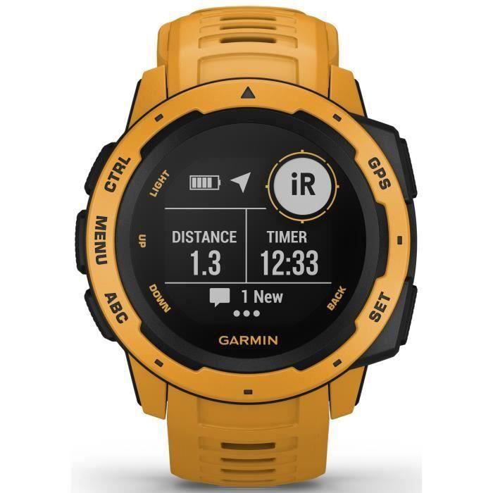 Garmin Instinct®- Montre GPS robuste - Jaune