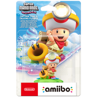 Figurine Amiibo - Capitaine Toad & Fleur Cancan • 
