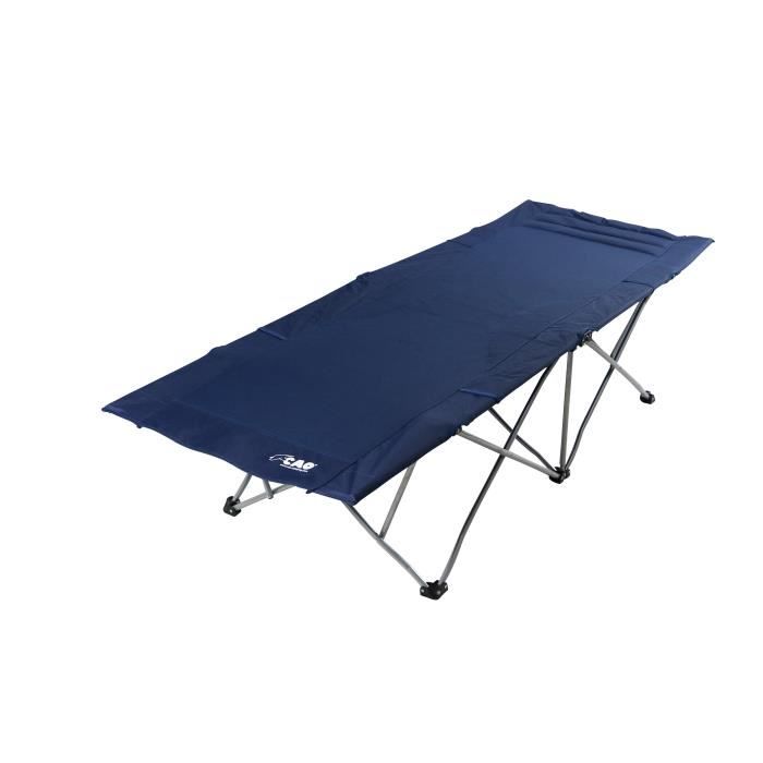 CAO CAMPING Lit de camping parapluie - 1 place - Bleu