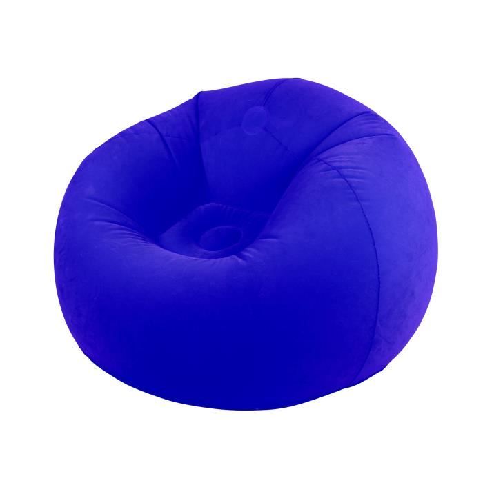 CAO CAMPING Pouf gonflable floqué - Bleu