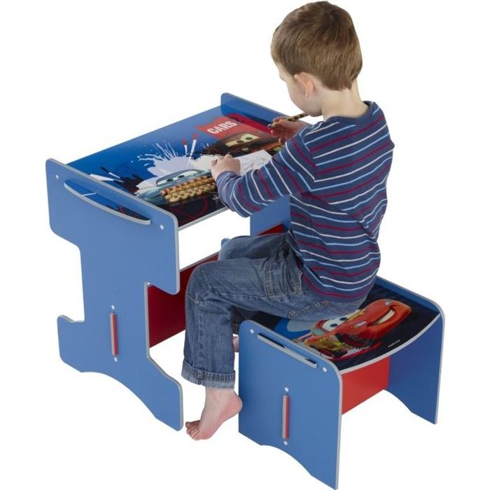 bureau enfant Et Tabouret Cars