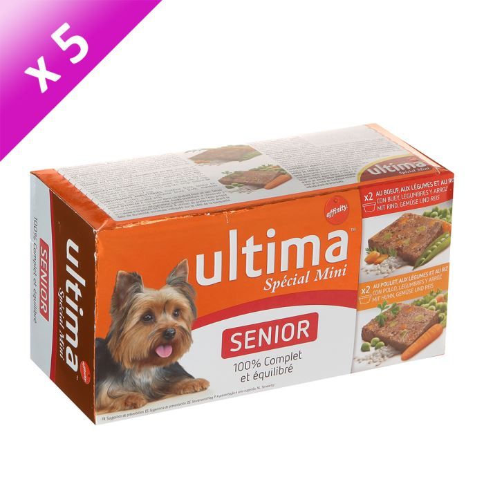ULTIMA Chien Sublime Senior 4x150g (x5)