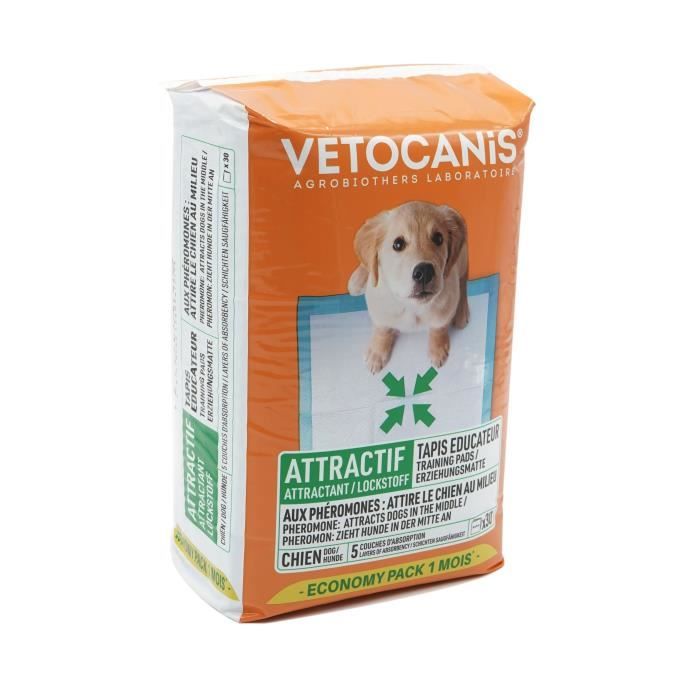 VETOCANIS Tapis éducateur pour chien et chat X30