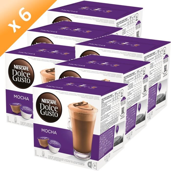DOLCE GUSTO Mocha 16 Capsules 216g (x6)