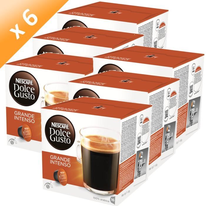 DOLCE GUSTO Grande Intenso 16 Capsules 160g (x6)