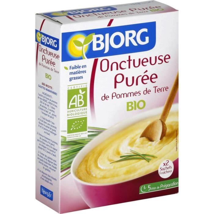 BJORG Purée de pomme de terre BIO 194g