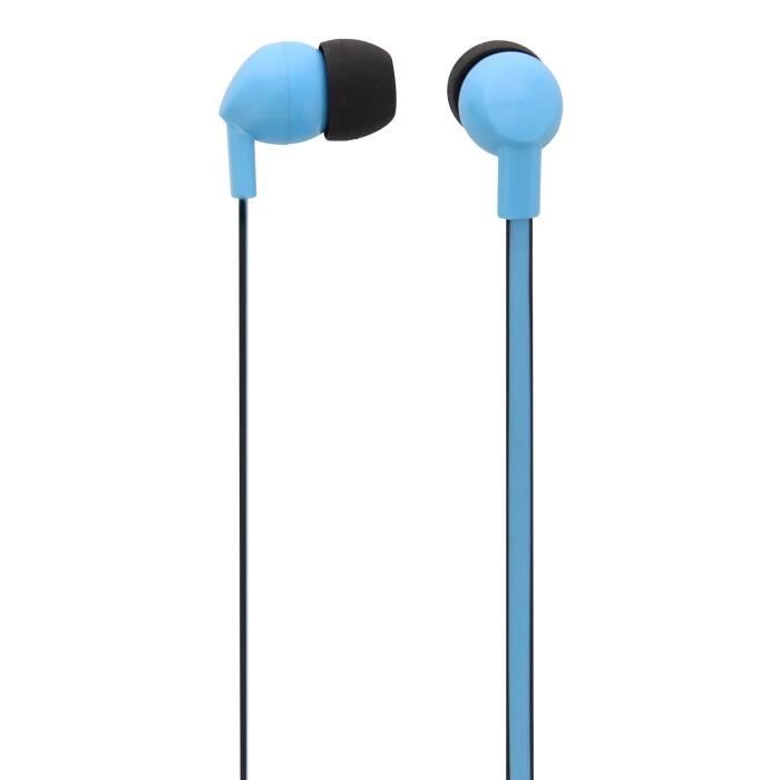 TNB BE COLOR - Ecouteurs intra-auriculaires avec micro universel intégré - Bleu et noir