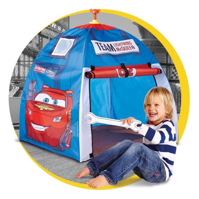 CARS Tente enfant Pliable (facile à ranger) - Worlds Appart
