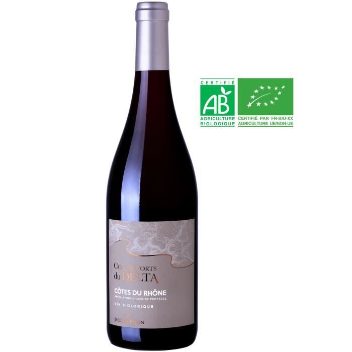 Contreforts du Delta 2017 Côtes du Rhône - Vin rouge de la Vallée du Rhône - Bio