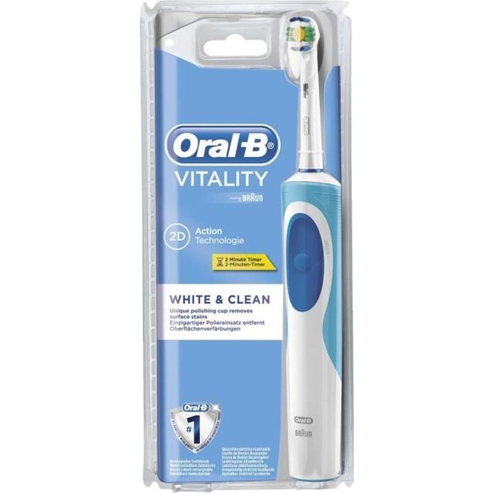 Oral-B Vitality Brosse à dents électrique White & Clean CLS