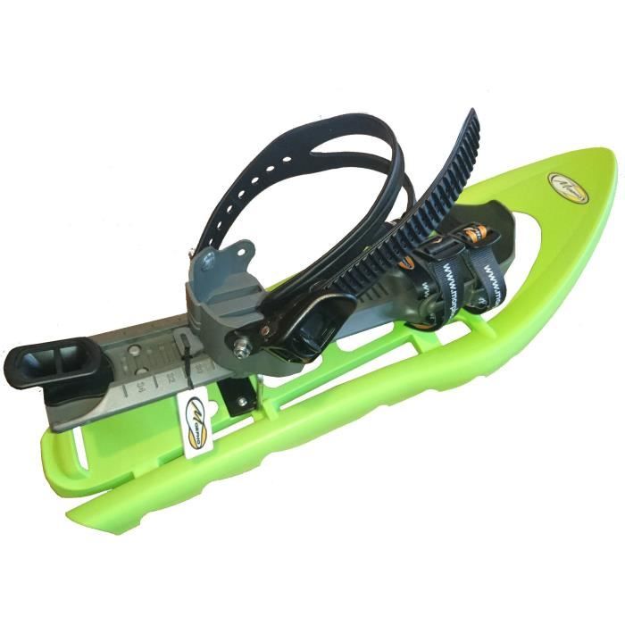 MORPHO Trimove S ALP Light, Paire de raquettes à neige, Twin Tip, Vert/Gris- Small