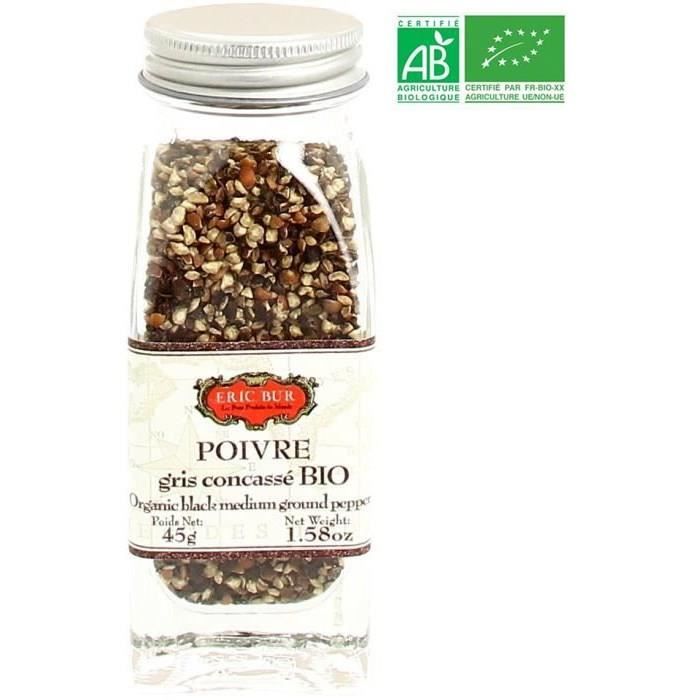 ERIC BUR - Poivre gris concassé - BIO - 50 G