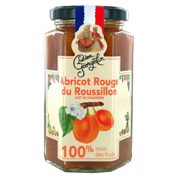 Confiture abricots 100% 300G Lucien Georgelin