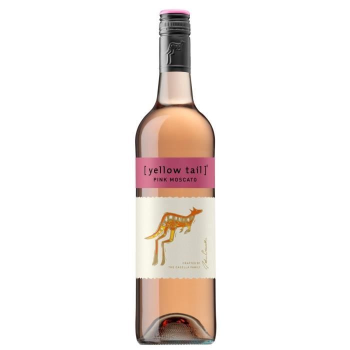 Yellow tail pink moscato rosé x1