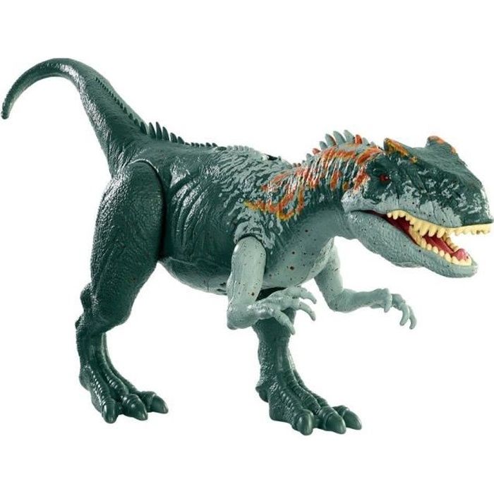 Jurassic World - Allosaurus Attaque Sonore - Figurine Dinosaure - Dès 4 ans