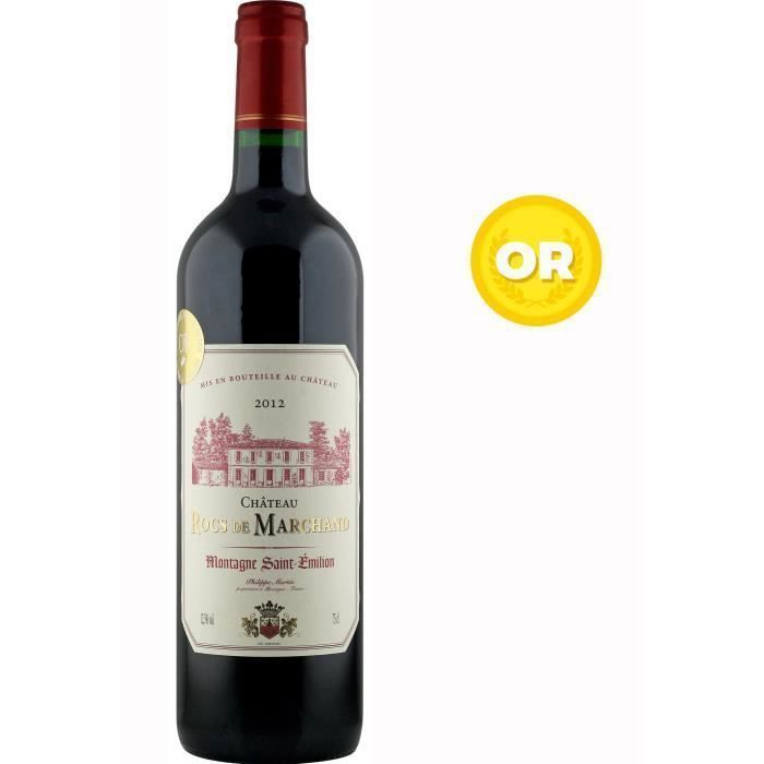 Château Roc de Marchand 2012 Montagne Saint-Emilion - Vin rouge de Bordeaux