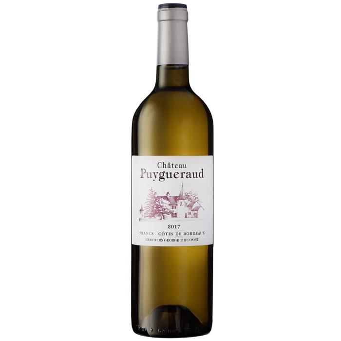 Château Puygueraud 2017 Côtes de Francs Grand Cru - Vin blanc de Bordeaux